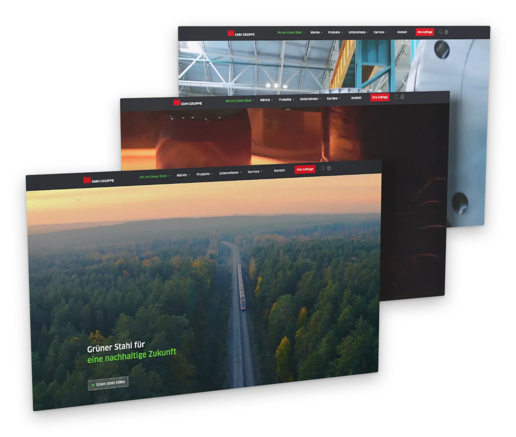 Website-Entwicklung GMH-Gruppe